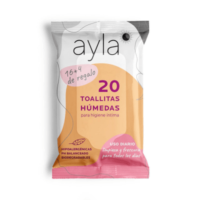 Toallitas de higiene íntima Ayla 20 un1