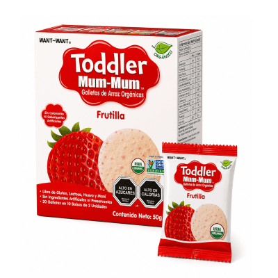 Galleta Toddler Mum-Mum Orgánica sabor Frutilla 50 gr6
