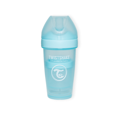 Mamadera Twistshake Double Pro 260ml-Azul