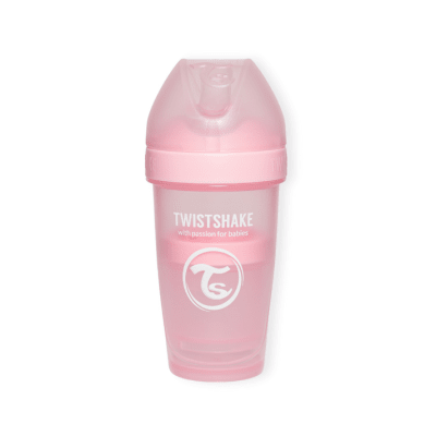 Mamadera Twistshake Double Pro 260ml-Rosado3