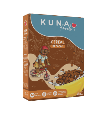 Cereal Cacao Kuna Foods 280grs