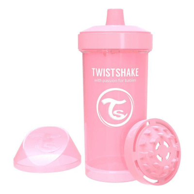 Vaso Twistshake Kid Cup 360ml 12+m rosado pastel1