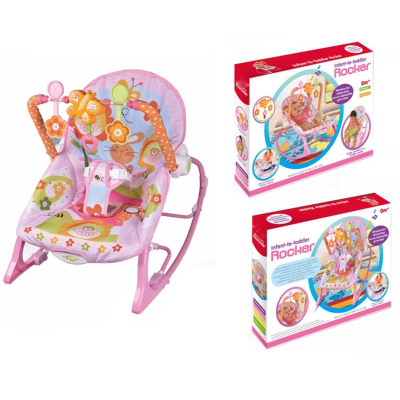 Silla mecedora 3 en 1 Rocker rosado3