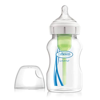 Mamadera Boca ancha Options+ 330ml con tetina 3M+ Dr Brown's1