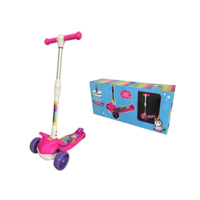 Triscooter ruedas con luces Unickawaii1