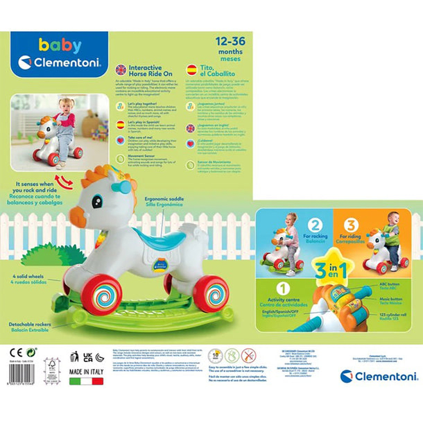 Balancín Martino en Clementoni Balancín Correpasillos