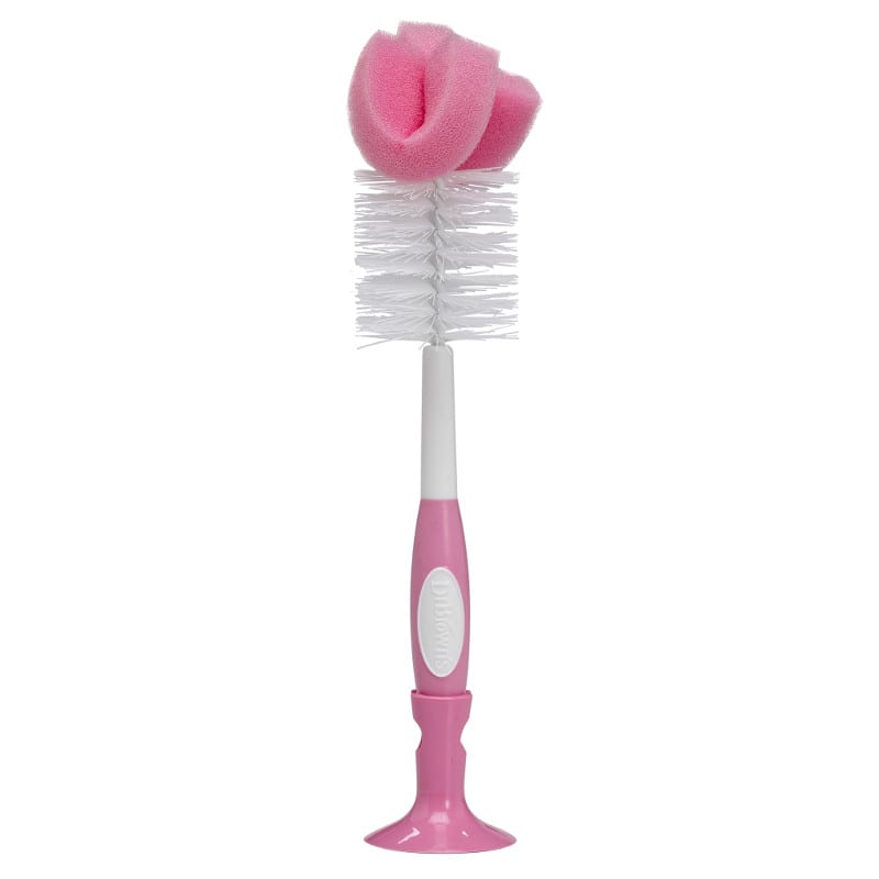 Cepillo limpieza mamadera Rosado Dr Brown's
