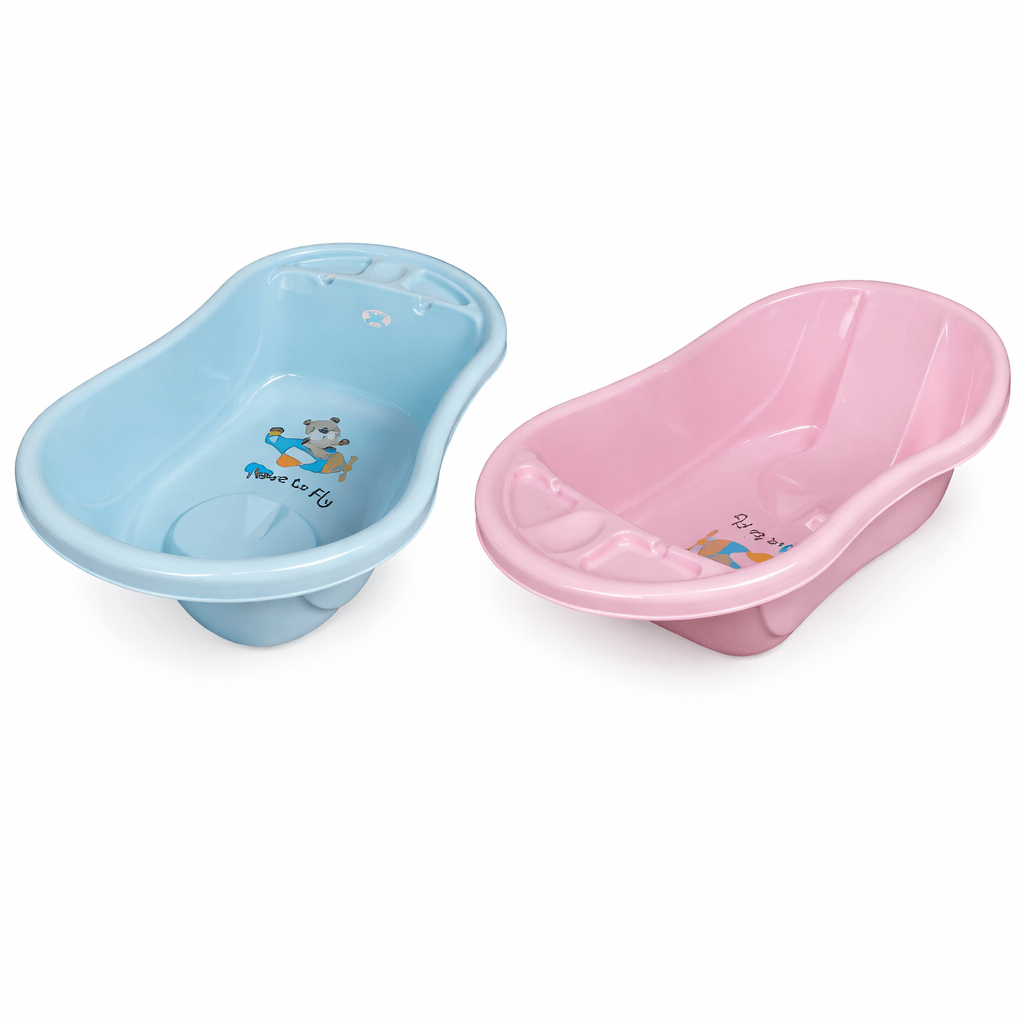 Bañera para Bebé Anatómica 81x50x26 cm Azul