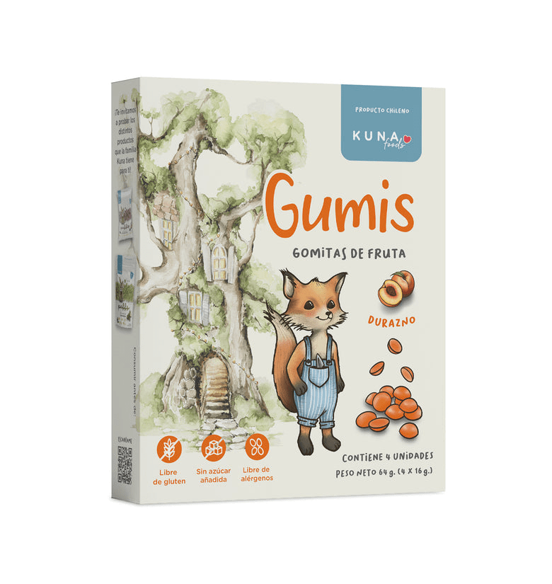 Gumis Durazno 64g ( 4 unidades )