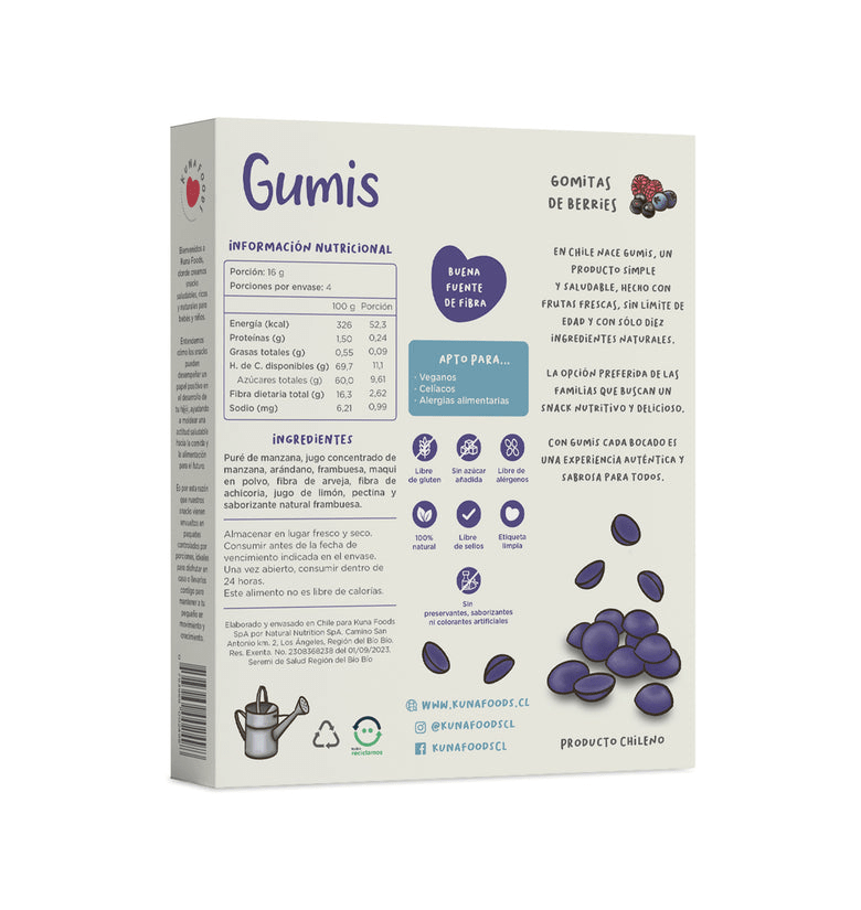 Gumis Berries 64g ( 4 unidades )