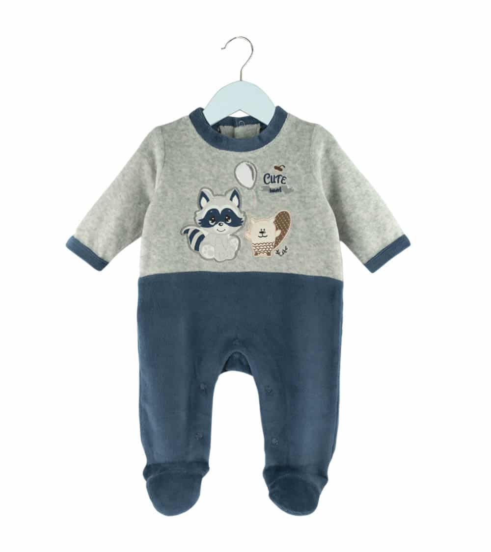 Enterito plush Mapache 3-6 meses
