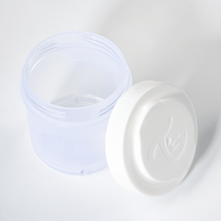 Mamadera Twistshake Double Pro 330ml-Blanco
