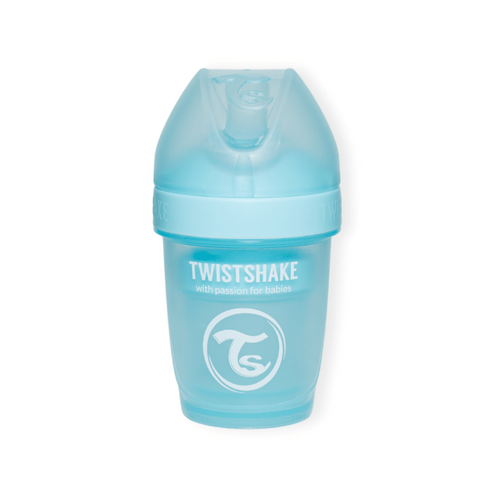 Mamadera Twistshake Double Pro 180ml-Azul