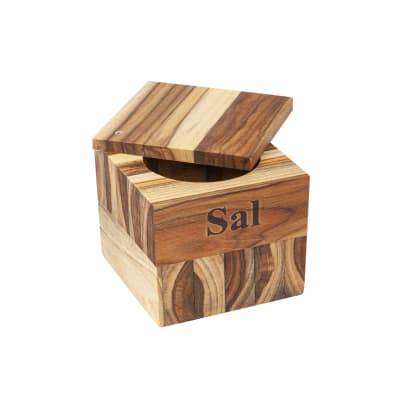 SALERO PREMIUM MADERA TECA STOLF MULTIMENAJE 12X12X10 CM