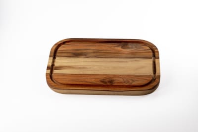 TABLA CHURRASCO PREMIUM MADERA TECA STOLF MULTIMENAJE 40X28X2,4 CM