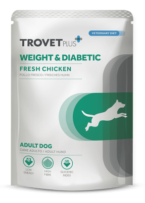 Trovet Plus Adult Dog Weigth & Diabetic Fresh Chicken1
