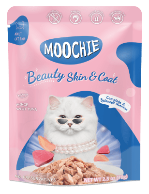 Moochie Cat Benefits Pouch Beauty Skin & Coat