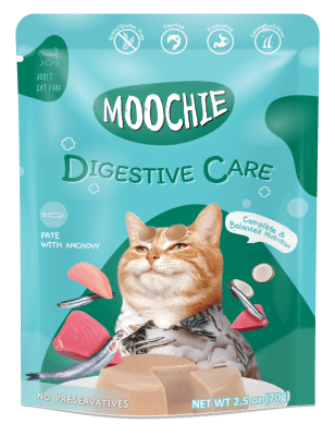 Moochie Cat Benefits Pouch Digestive Care