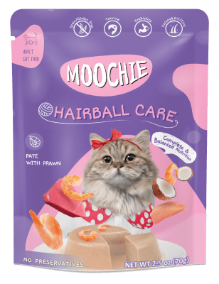 Moochie Cat Benefits Pouch Hairball Care