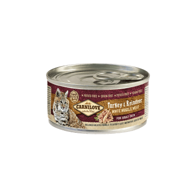 Carnilove Turkey & Reinder for Adults Cats