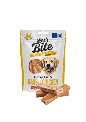 Brit Lets Bite Chewbones Bars with Chicken