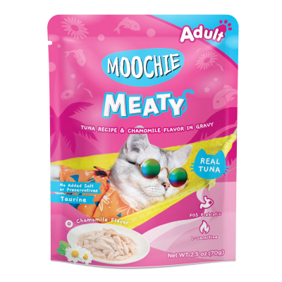 Moochie Cat Meaty Tuna Recipe in Gravy