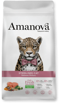Amanova Sterilized Cat Salmon Deluxe1
