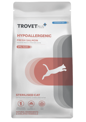 Trovet Plus Sterilized Cat Hypoallergenic Fresh Salmon Veterinary Diet