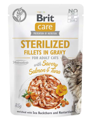 Brit Care Fillets in Gravy with Savory Salmon
