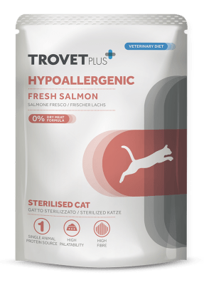 Trovet Plus Sterilized Cat Hypoallergenic Fresh Salmon1