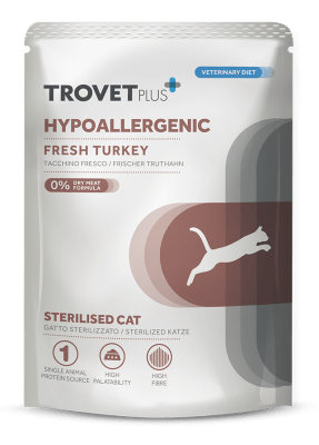 Trovet Plus Sterilized Cat Hypoallergenic Fresh Turkey1