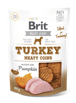 Brit Jerky Turkey Meaty Coins