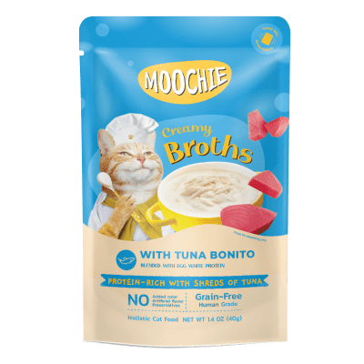 Mochie Cat Creamy Broths with Tuna Bonito