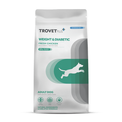Trovet Plus Weight & Diabetic Fresh Chicken Veterinary Diet