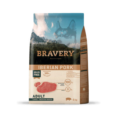 Bravery Iberian Pork Adult Large/Medium Breeds
