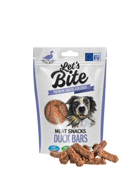 Brit Lets Bite Meat Snacks Duck Bars