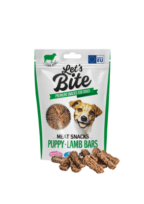 Brit Lets Bite Meat Snacks Puppy Lamb Bars1