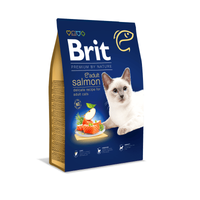 Brit Premium by Nature Cat Adult Salmon 8 Kg1