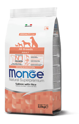 Monge Canine Adult All Breeds Salmon y arroz1