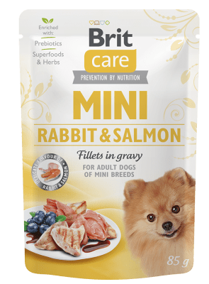 Brit Care Mini Pouch Rabbit & Salmon Fillets1