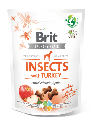 Brit Crunchy Snack Insects with Turkey1