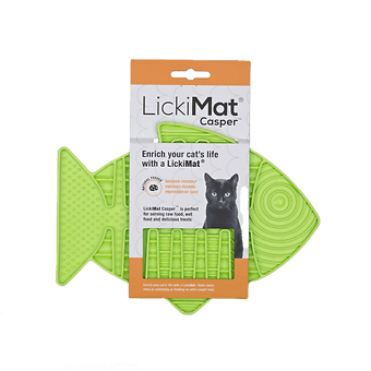LickiMat Casper Green Gato3