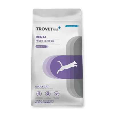 Trovet Plus Adult Cat Renal Fresh Venison Veterinary Diet