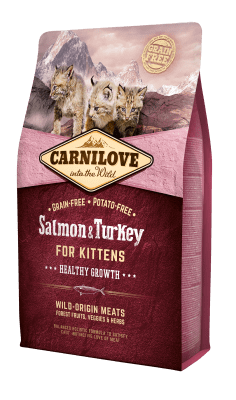 Carnilove Grain Free Salmon & Turkey for Kittens1