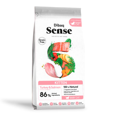 Dibaq Sense GF Gatito Pavo y Salmón