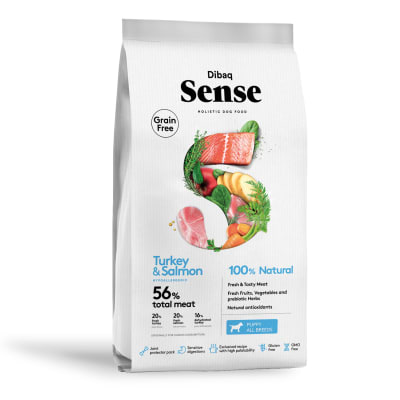 Dibaq Sense GF Cachorro Pavo y Salmón1