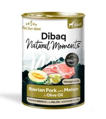 Dibaq Natural Moments GF Perro Adulto Cerdo Ibérico y Melón