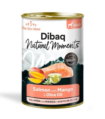 Dibaq Natural Moments GF Perro Adulto Salmón y Mango