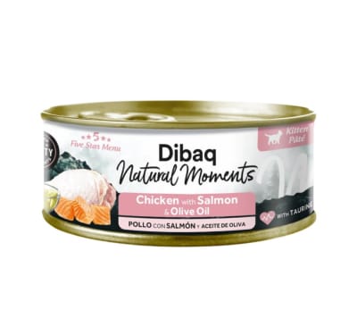 Dibaq Natural Moments GF Gatito Pollo y Salmón1