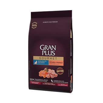 Gran Plus Gourmet Gato Adulto Castrado Salmón & Pollo1